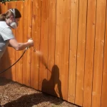 stain your fence Houston