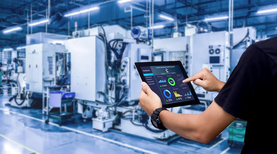 Industrial operations minimizing downtime through automated security IoT services systems